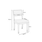 Conjunto Para Sala De Jantar 8 Lugares Madeira Maciça Com Tam