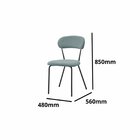 Conjunto Para Sala De Jantar Com 4 Cadeiras Betina Black / Ve