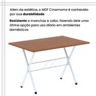 Conjunto Para Sala De Jantar Com 4 Cadeiras Dany Preto / Bran