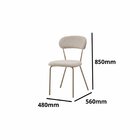 Conjunto Para Sala De Jantar Com 4 Cadeiras Ditalia Fendi / B