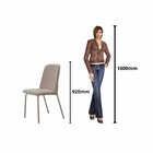 Conjunto Para Sala De Jantar Com 4 Cadeiras Dora Champagne /