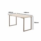 Conjunto Para Sala De Jantar Com 4 Cadeiras Dora Champagne /