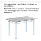 Conjunto Para Sala De Jantar Com 4 Cadeiras Lara Arabesco / B