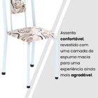 Conjunto Para Sala De Jantar Com 4 Cadeiras Lara Arabesco / B