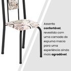 Conjunto Para Sala De Jantar Com 4 Cadeiras Lara Arabesco / P