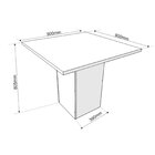 Conjunto Para Sala De Jantar Com 4 Cadeiras Merlin Mel/blonde