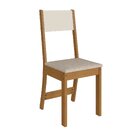 Conjunto Para Sala De Jantar Com 4 Cadeiras Talita Off White