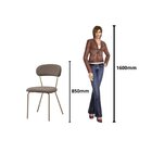 Conjunto Para Sala De Jantar Com 6 Cadeiras Betina Champagne