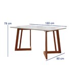 Conjunto Para Sala De Jantar Com 6 Cadeiras Dakota