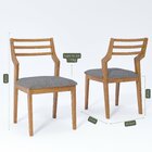 Conjunto Para Sala De Jantar Com 6 Cadeiras Ficus Off White /