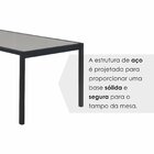 Conjunto Para Sala De Jantar Com 6 Cadeiras Lisboa Preto Fosco