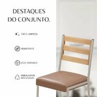 Conjunto Para Sala De Jantar Com 6 Cadeiras Londres Champanhe