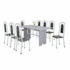 Conjunto Para Sala De Jantar Com 8 Cadeiras Lara Preto / Bran