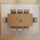 Conjunto Para Sala De Jantar Com 8 Cadeiras Olivia Nature/car