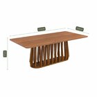 Conjunto Para Sala De Jantar Com 8 Cadeiras Pitanga Cinamomo/