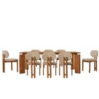Conjunto Para Sala De Jantar Com 8 Cadeiras Tokyo Milano / Im