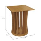 Conjunto Para Sala De Jantar Com Mesa Lia E 4 Cadeiras Chumbo