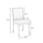 Conjunto Para Sala De Jantar Com Mesa Lia E 4 Cadeiras Grafite