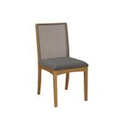 Conjunto Para Sala De Jantar Com Mesa Lia E 4 Cadeiras Grafite