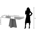 Conjunto Para Sala De Jantar Mesa 160cm Patricia 6 Cadeiras T