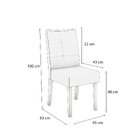 Conjunto Para Sala De Jantar Mesa Com 6 Cadeiras Alteia Canel