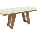 Conjunto Para Sala De Jantar Mesa Com 8 Cadeiras Cinara Canel