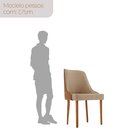 Conjunto Para Sala De Jantar Mesa Sarah Em Madeira Tampo 180c