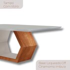 Conjunto Para Sala De Jantar Mesa Sarah Em Madeira Tampo 180c