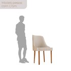 Conjunto Para Sala De Jantar Mesa Sarah Em Madeira Tampo 180c