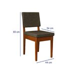 Conjunto Para Sala De Jantar Tampo Oval 170cm Com 6 Cadeiras