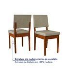 Conjunto Para Sala De Jantar Tampo Oval 170cm Com 6 Cadeiras