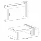 Conjunto Para Sala Nature / Preto Estante Home P/ Tv Até 60"