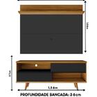 Conjunto Para Sala Rack Nt1180 E Painel De Tv Nt1185 Notável