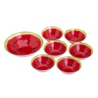 Conjunto Para Sobremesa De Vidro Melancia 7 Peças