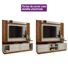 Conjunto Para Tv Até 60 Polegadas Rack Croácia E Painel Auror