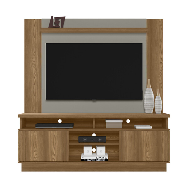 Conjunto Para Tv Até 60 Polegadas Rack Sérvia E Painel Aurora