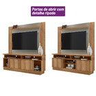 Conjunto Para Tv Até 60 Polegadas Rack Sérvia E Painel Aurora
