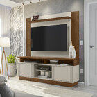 Conjunto Para Tv Até 60 Polegadas Rack Sérvia E Painel Aurora