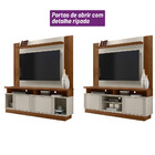 Conjunto Para Tv Até 60 Polegadas Rack Sérvia E Painel Aurora