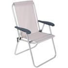 Conjunto Petrópolis 4 Cadeiras Alumínio Ombrelone Bege Bel