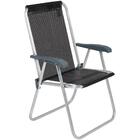 Conjunto Petrópolis 4 Cadeiras Em Alumínio Preto Bel