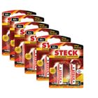 Conjunto Pilha Alcalina Steck 1.5v Tipo Aa Com 36 Unidades