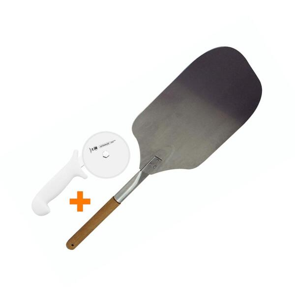 Conjunto Pizzaria Tramontina 2 Peças Pá Pizza Cabo Curto Made