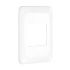 Conjunto Placa com Suporte 2 posto 4x2 Branco Pial Pop Legrand