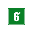 Conjunto Placas Sinalização Indicativa Andar Fotoluminescente