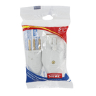 Conjunto Plugue Macho+Fêmea 2P+T 10A/250V Cinza Fame