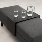 Conjunto Poltrona Com Puff Baú 60cm E Bandeja Antúrio Cabecas