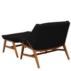 Conjunto Poltrona Com Puff Decorativas Sala De Estar Annecy L