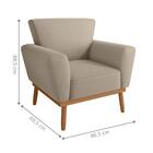 Conjunto Poltrona Decorativa Balneária Inca Castor