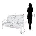 Conjunto Poltrona Decorativa Polly 2 Lugares E 1 Lugar - Marr